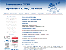Tablet Screenshot of eurosensors2010.com